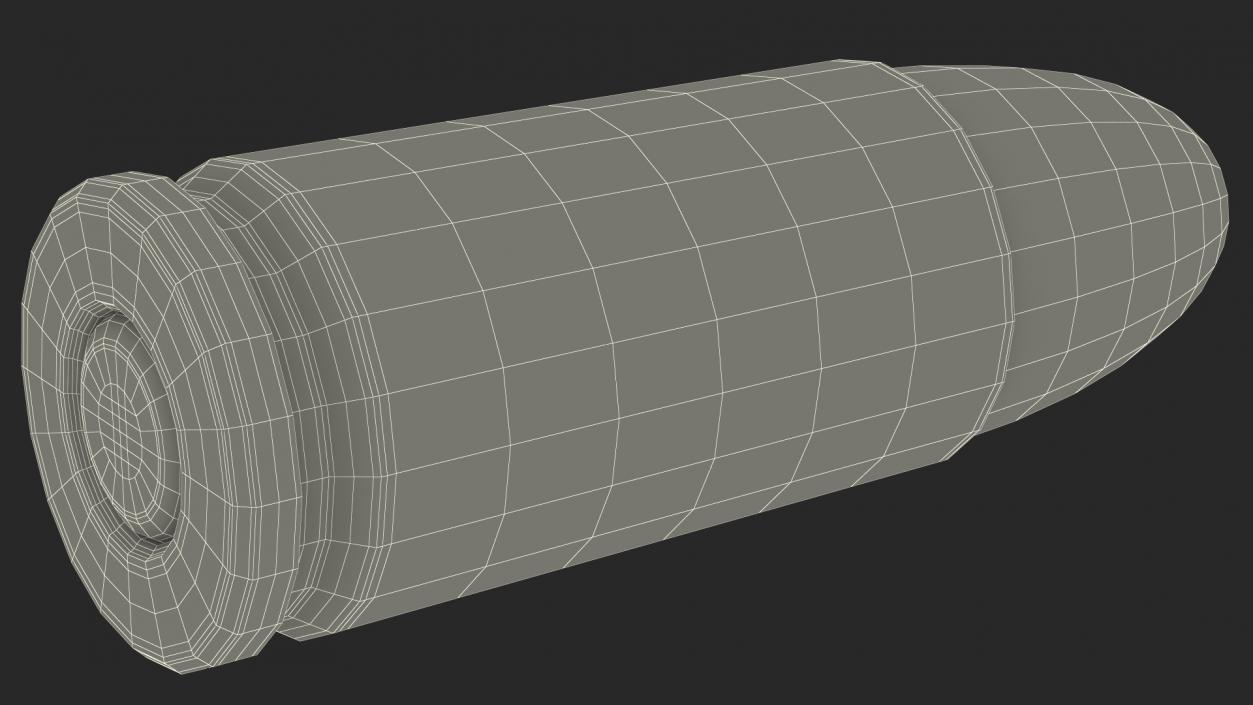 9mm Cartridge for Pistol 3D model