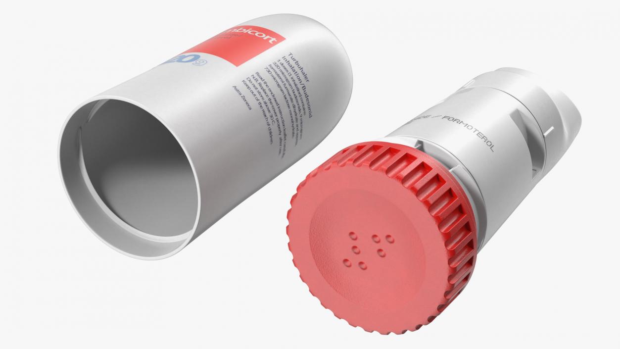 Asthma Inhaler Symbicort Open 3D model