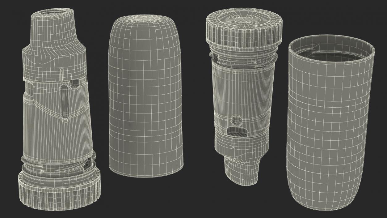 Asthma Inhaler Symbicort Open 3D model