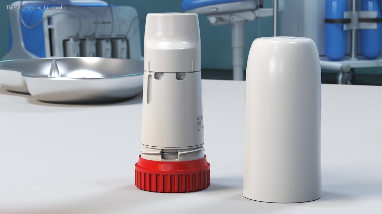 Asthma Inhaler Symbicort Open 3D model