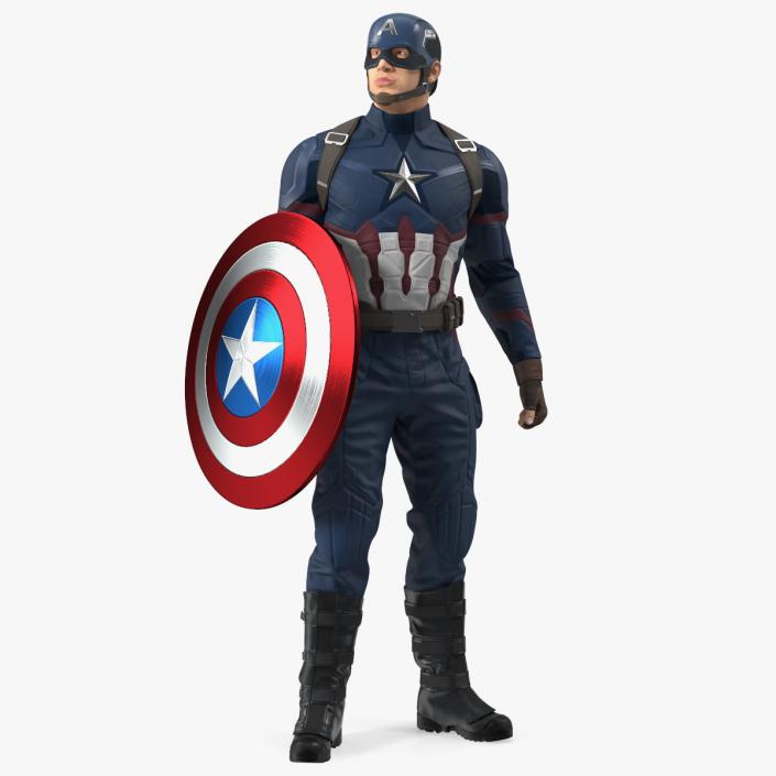 Captain America Standing(1) 3D