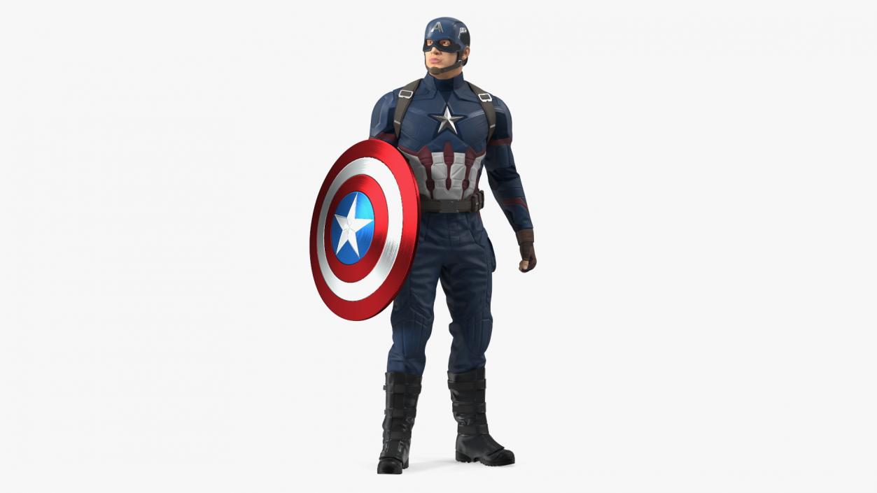 Captain America Standing(1) 3D