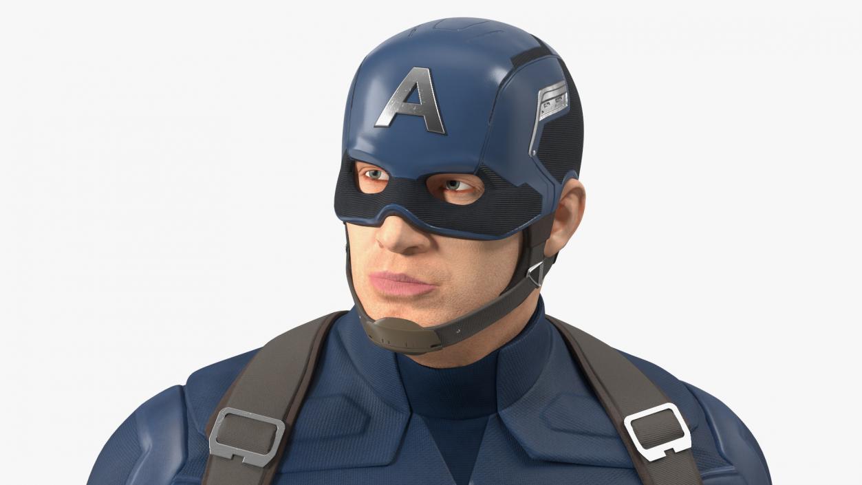 Captain America Standing(1) 3D