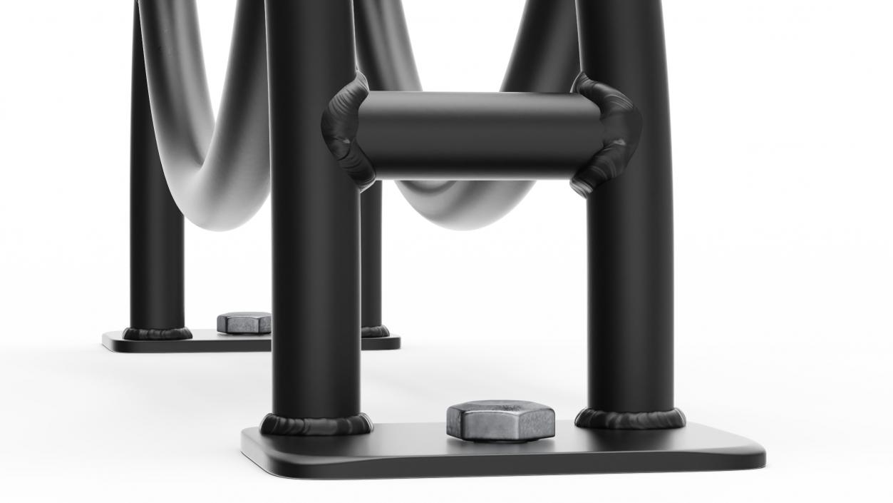 Single Cycle Stand Black 3D model