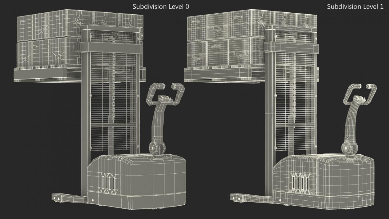 Electric Power Pallet Jack Truck 3D