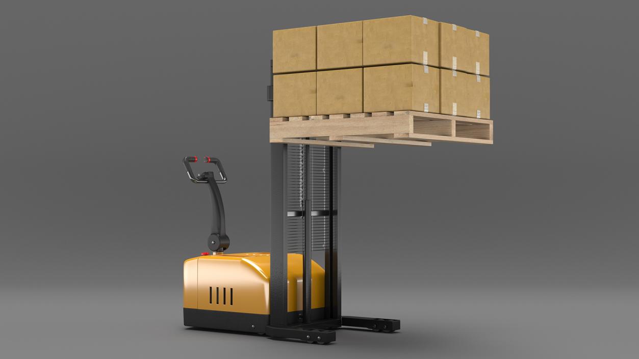 Electric Power Pallet Jack Truck 3D