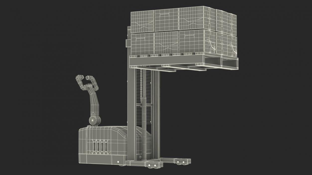 Electric Power Pallet Jack Truck 3D