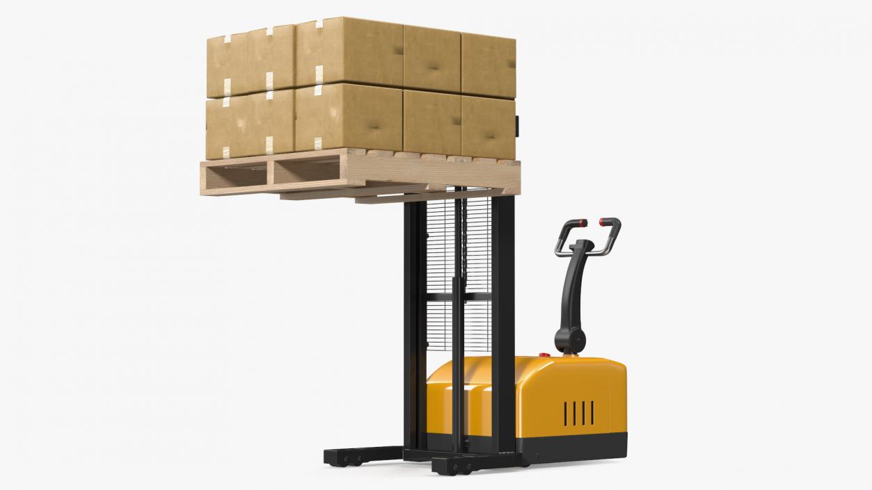 Electric Power Pallet Jack Truck 3D