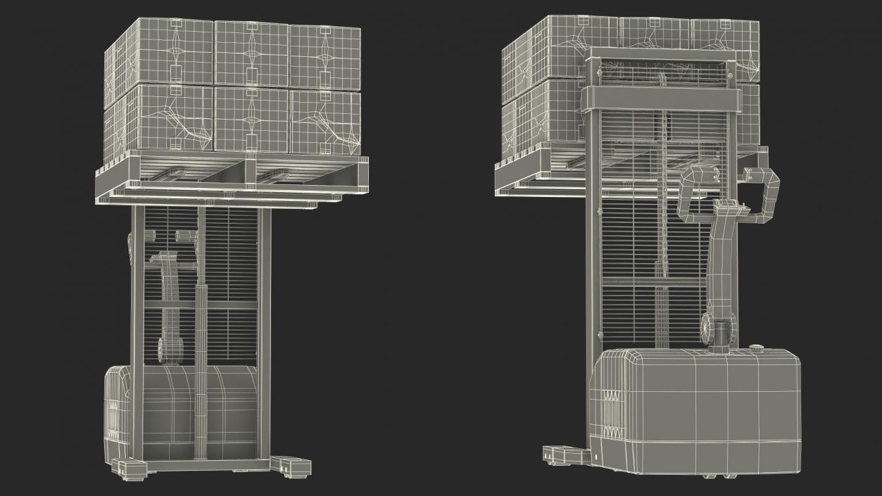 Electric Power Pallet Jack Truck 3D