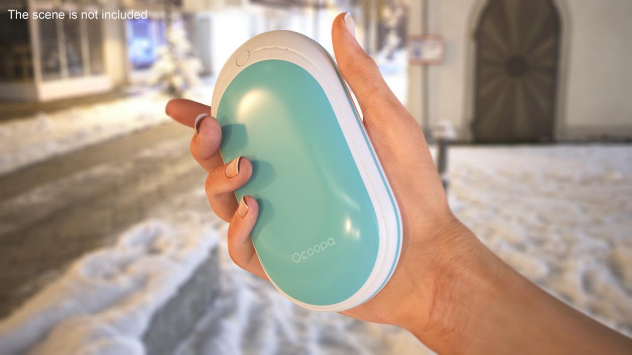 3D Portable Rechargeable Hand Warmer model