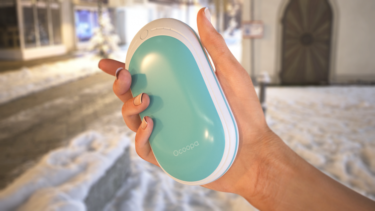 3D Portable Rechargeable Hand Warmer model