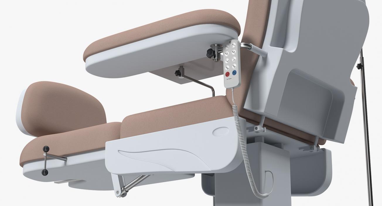 3D Electronic Dialysis Chemotherapy Chair model