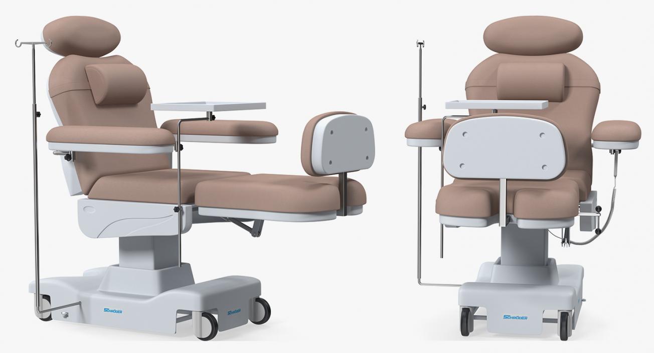 3D Electronic Dialysis Chemotherapy Chair model