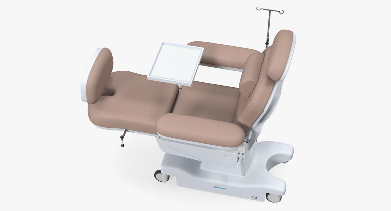 3D Electronic Dialysis Chemotherapy Chair model