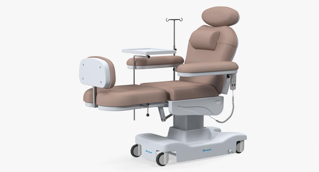 3D Electronic Dialysis Chemotherapy Chair model