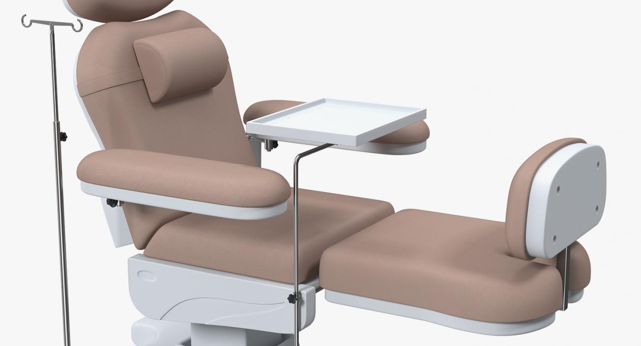 3D Electronic Dialysis Chemotherapy Chair model