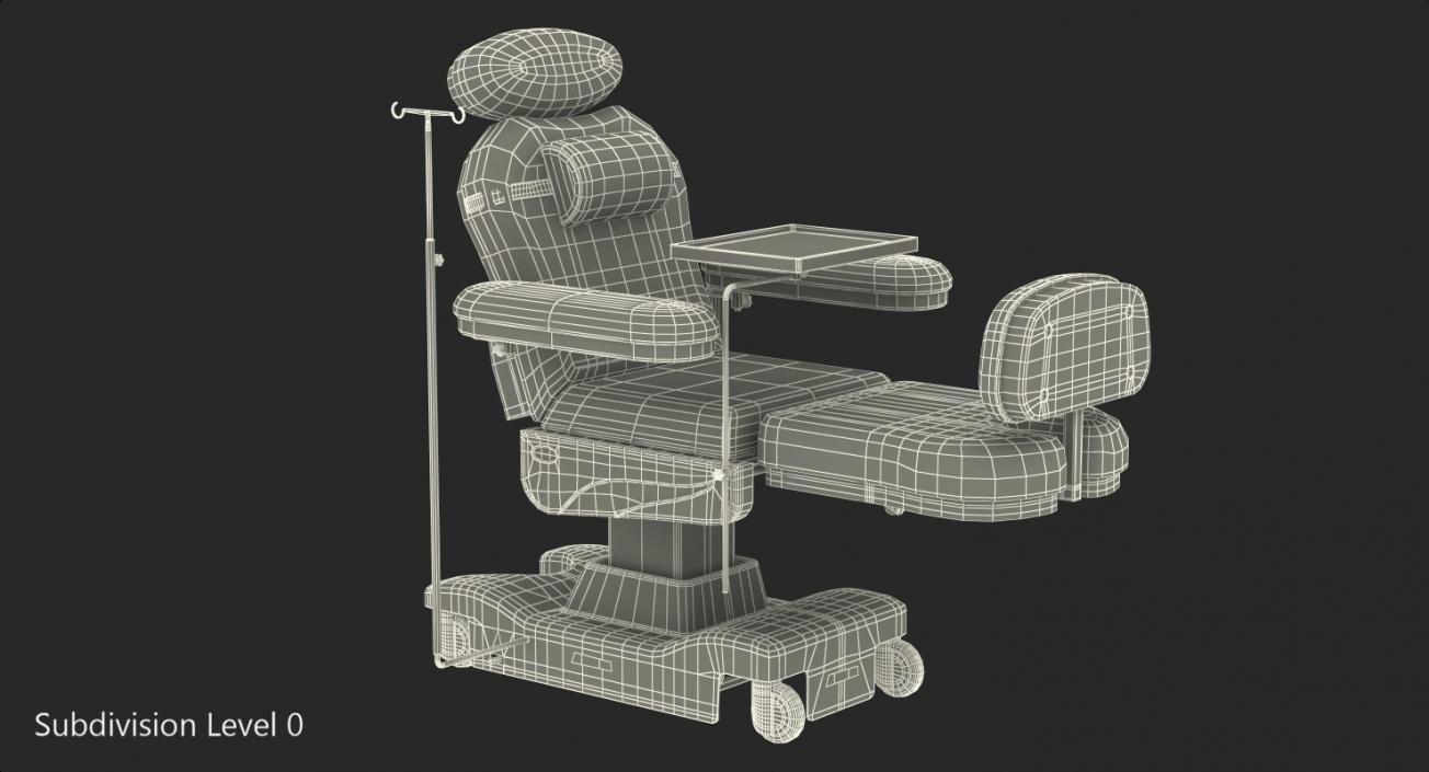 3D Electronic Dialysis Chemotherapy Chair model