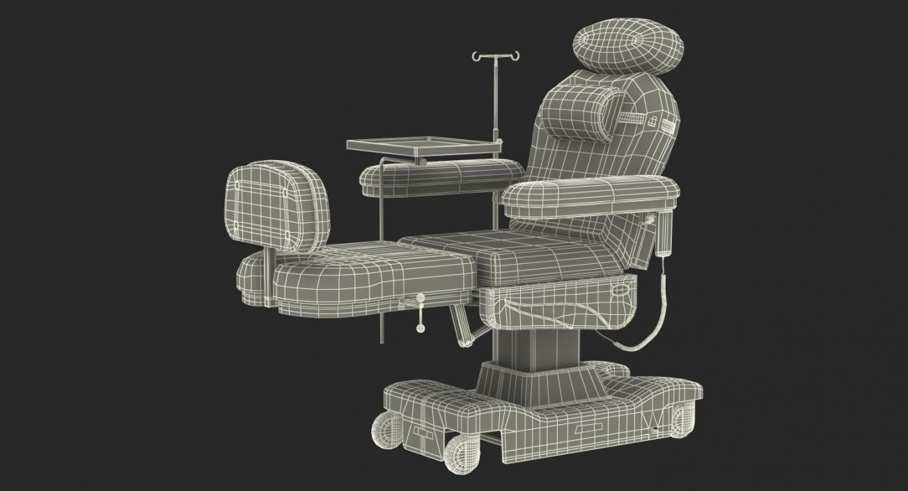 3D Electronic Dialysis Chemotherapy Chair model