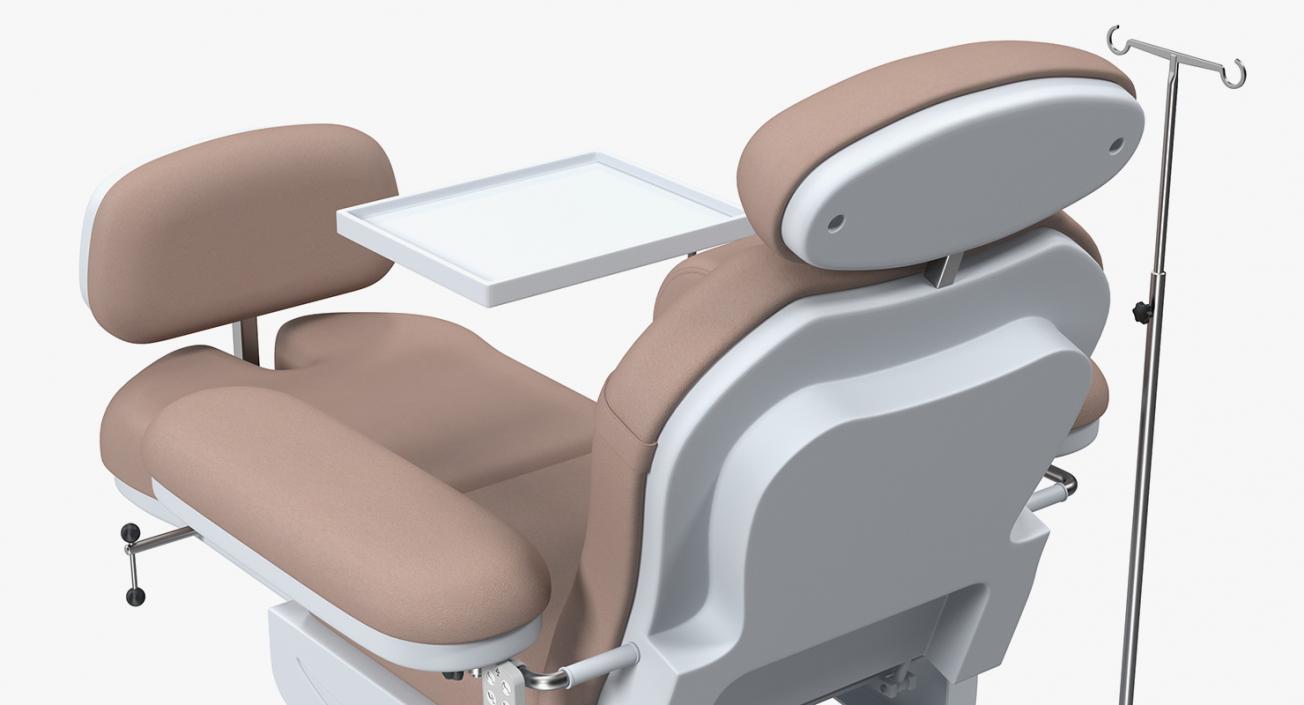 3D Electronic Dialysis Chemotherapy Chair model