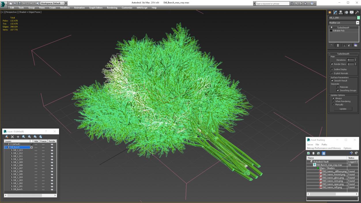 3D model Dill Bunch