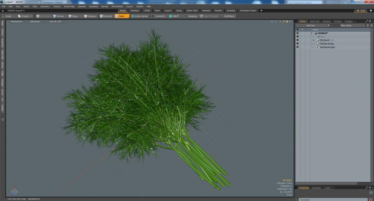 3D model Dill Bunch