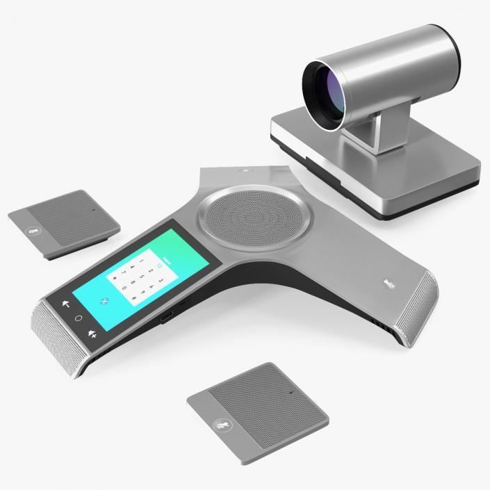 Video Conferencing System Set 3D model