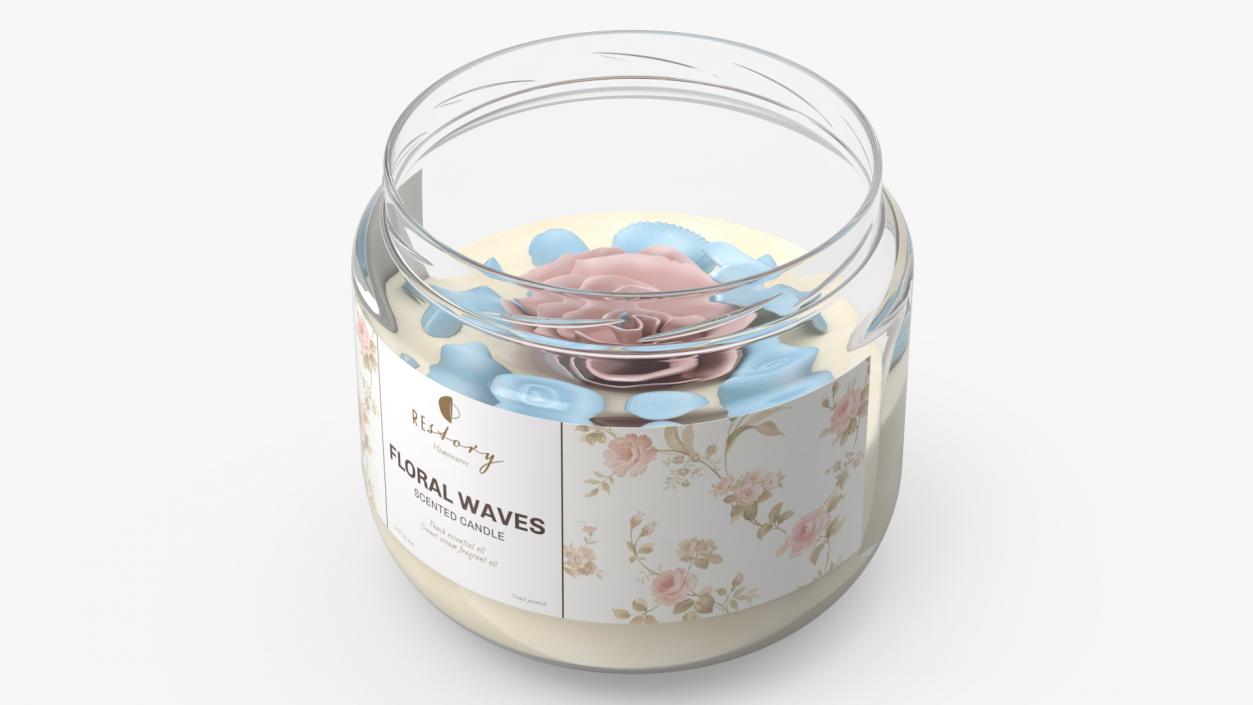 3D Jar Candle ReStory Open model