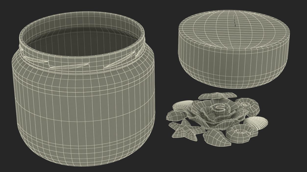 3D Jar Candle ReStory Open model