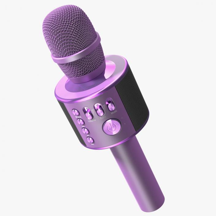 3D model Karaoke Portable Bluetooth Mic