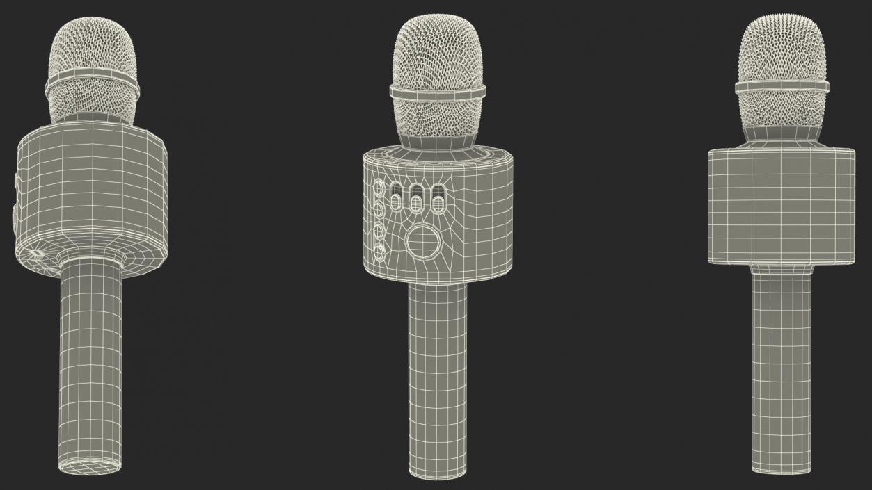 3D model Karaoke Portable Bluetooth Mic