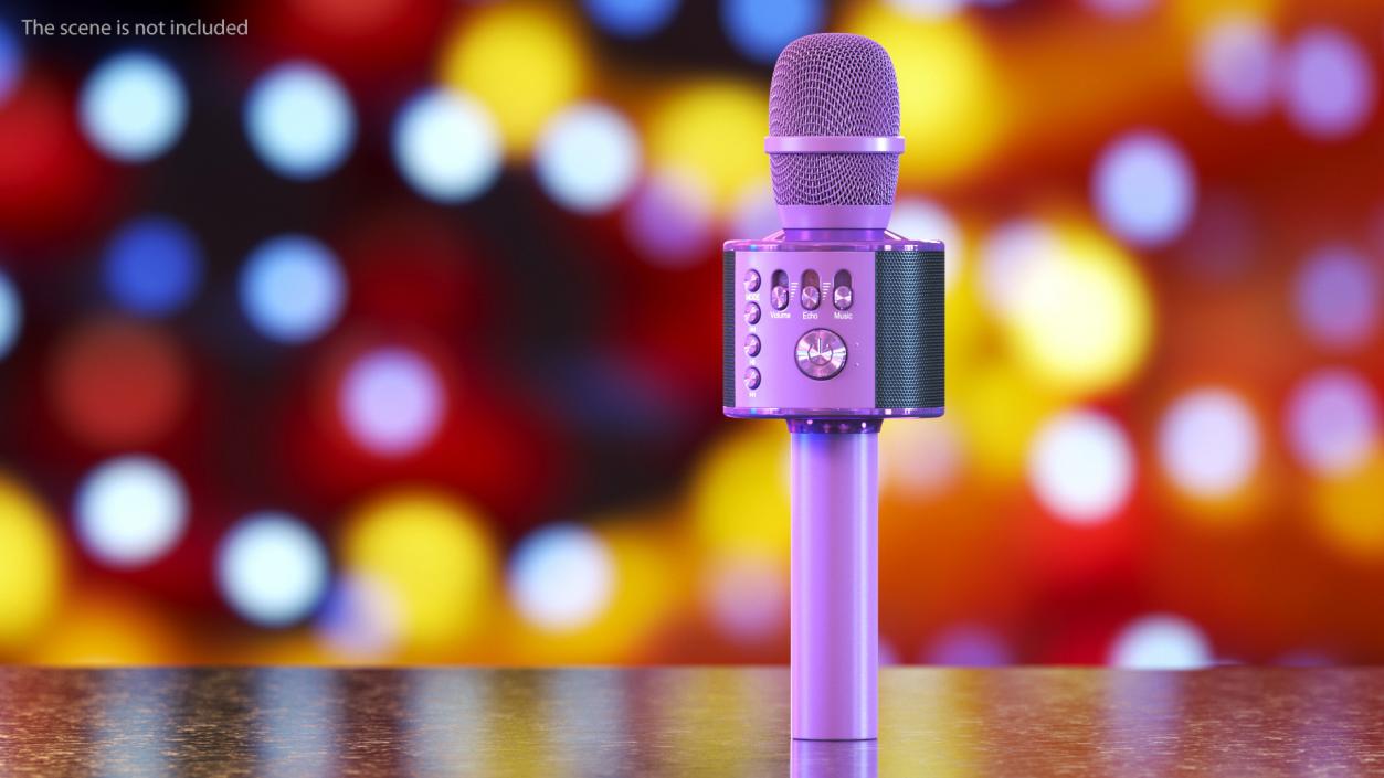 3D model Karaoke Portable Bluetooth Mic