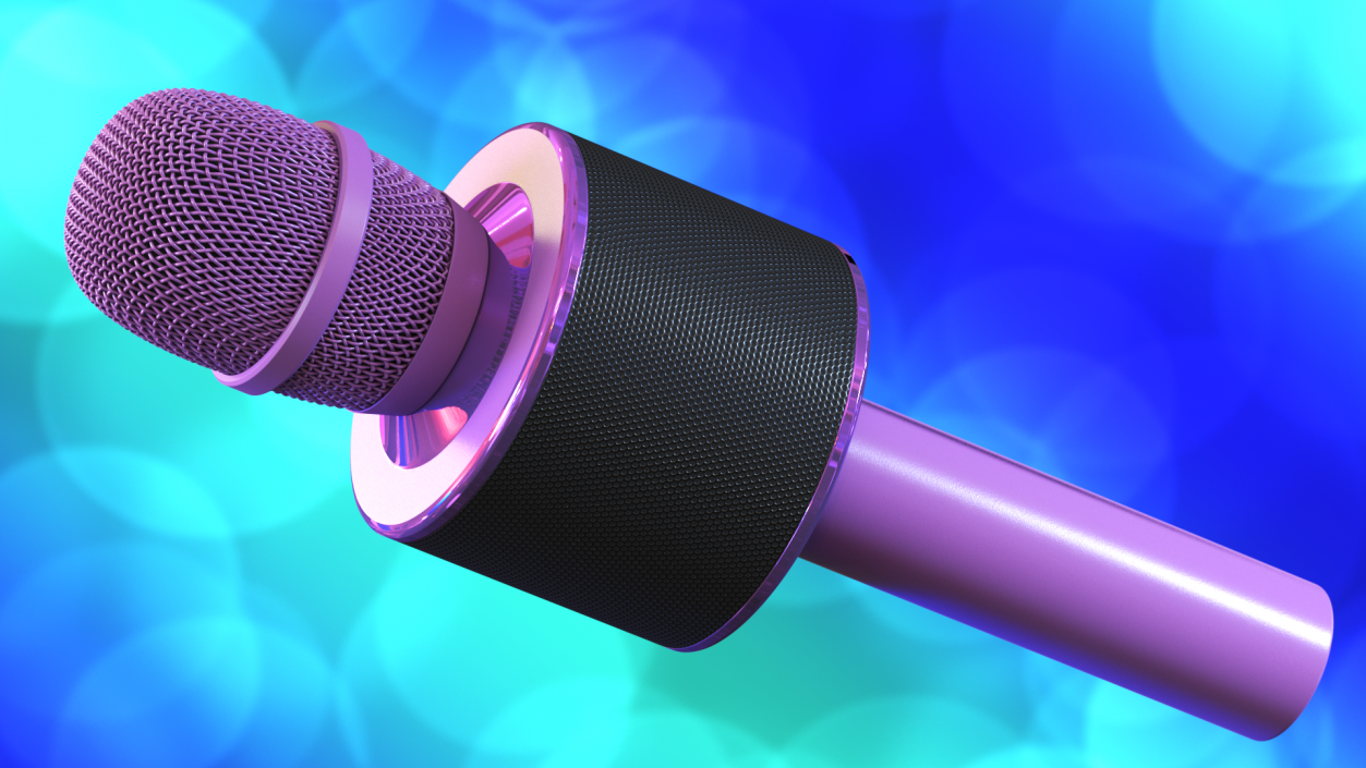 3D model Karaoke Portable Bluetooth Mic