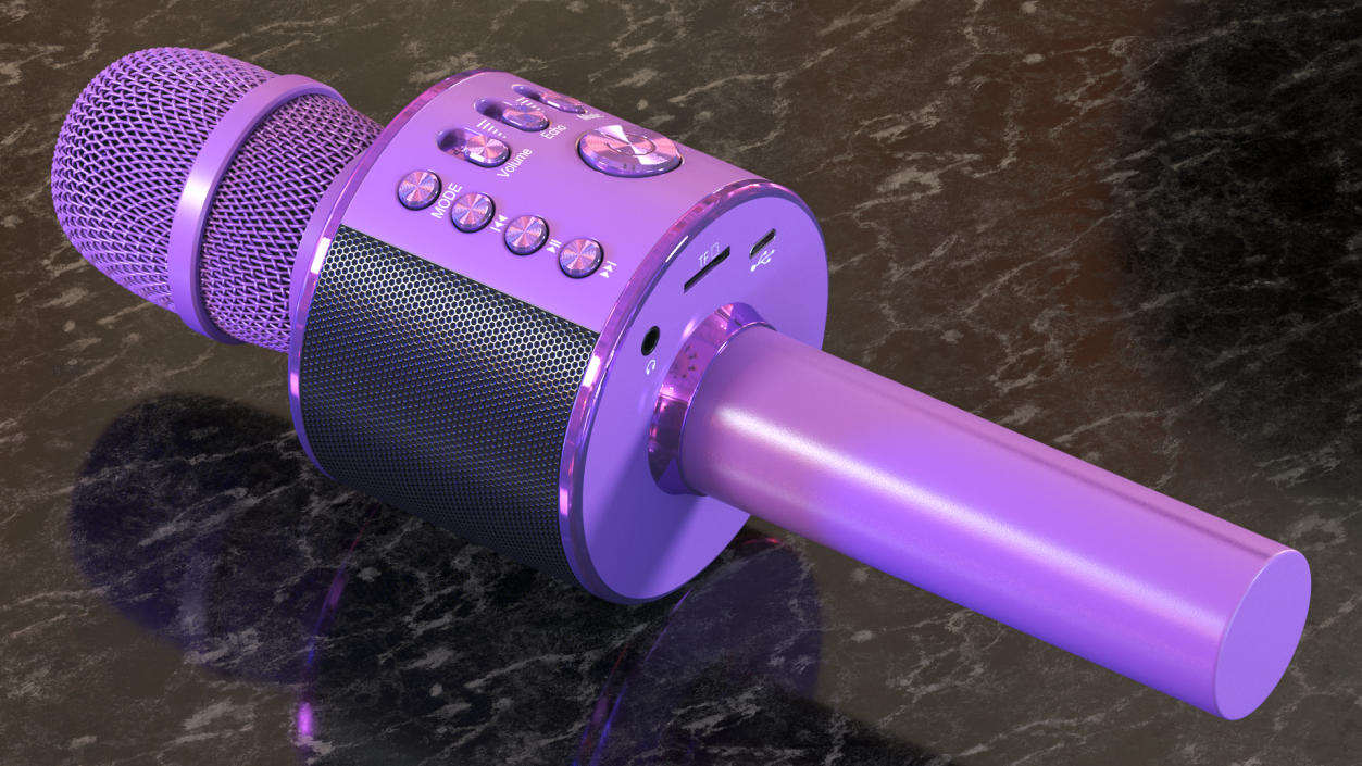 3D model Karaoke Portable Bluetooth Mic