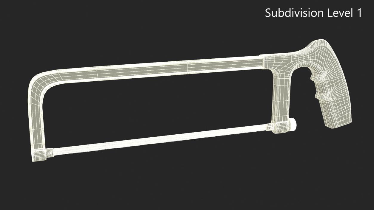 3D Hand Saw Tool model