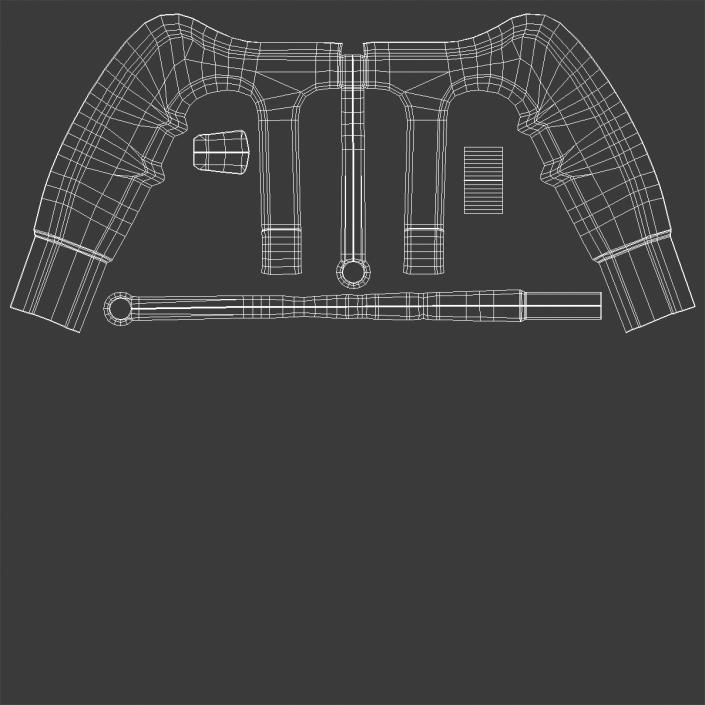 3D Hand Saw Tool model