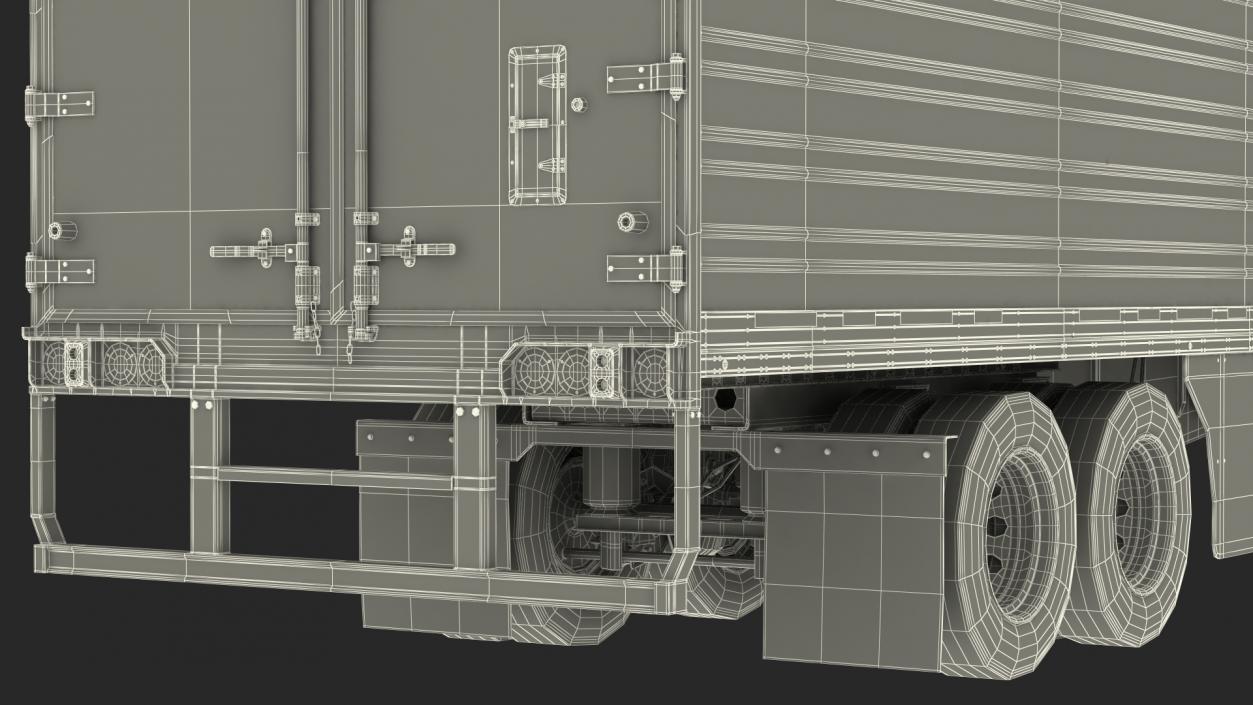 3D Mack Anthem Truck with Vanguard Reefer Trailer