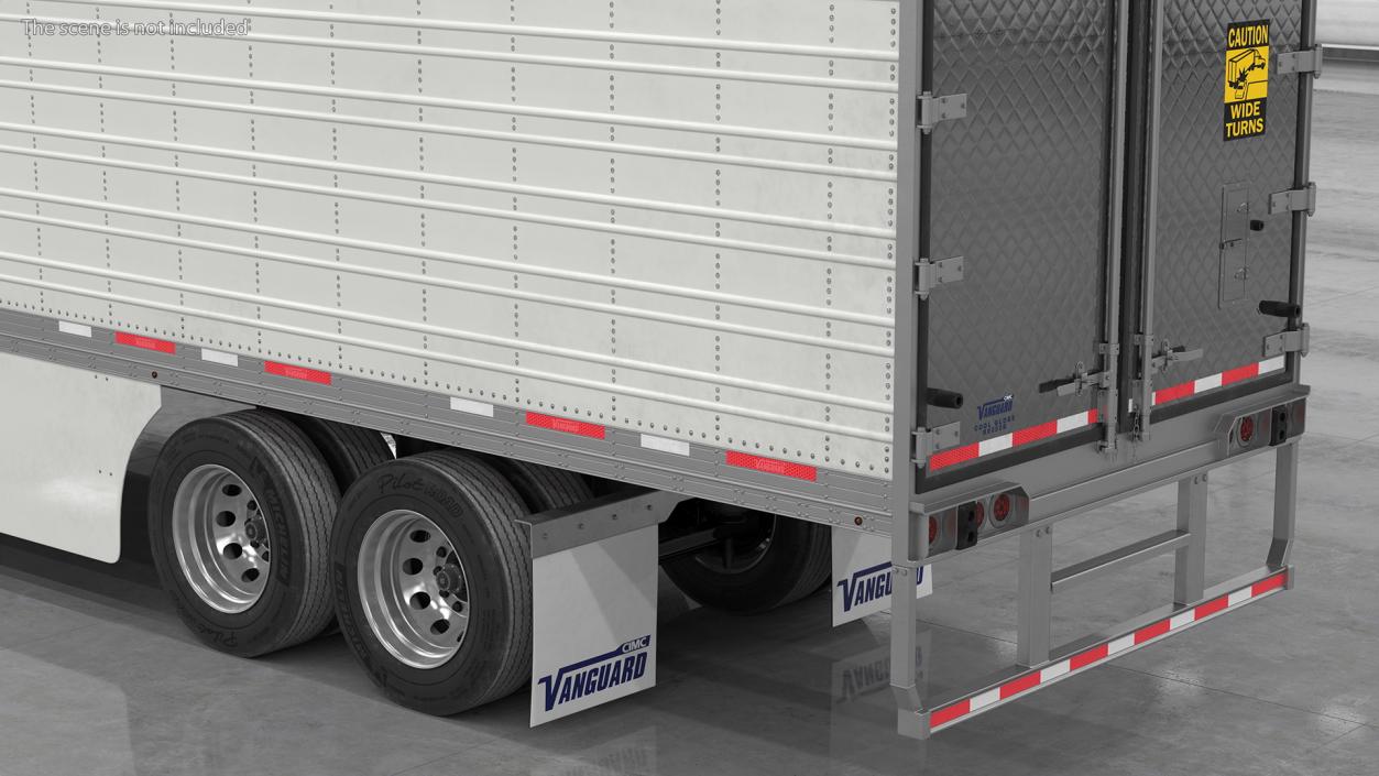 3D Mack Anthem Truck with Vanguard Reefer Trailer