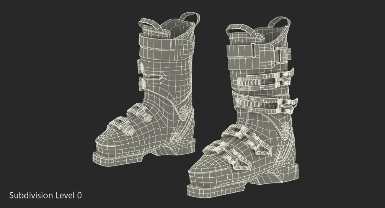 3D Ski Boots Generic 3D Model 2 model