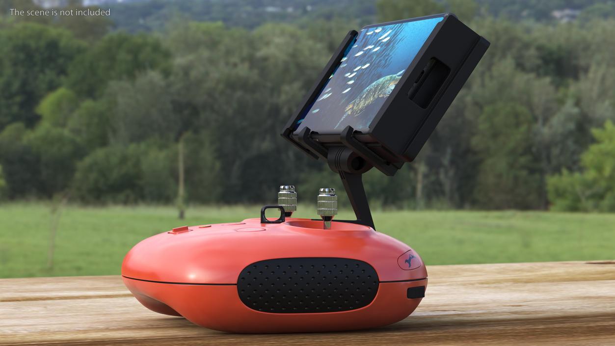 3D Underwater Drone Controller With Smartphone model