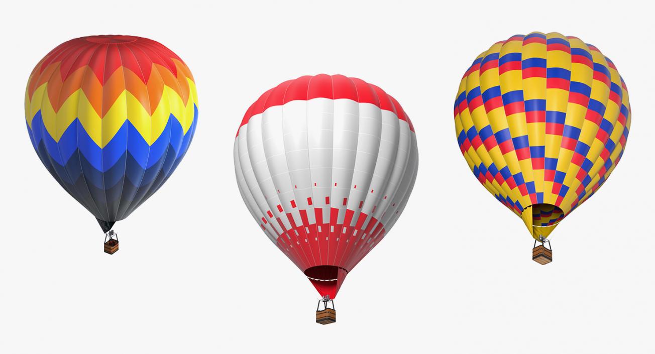 Hot Air Balloons Collection 3D