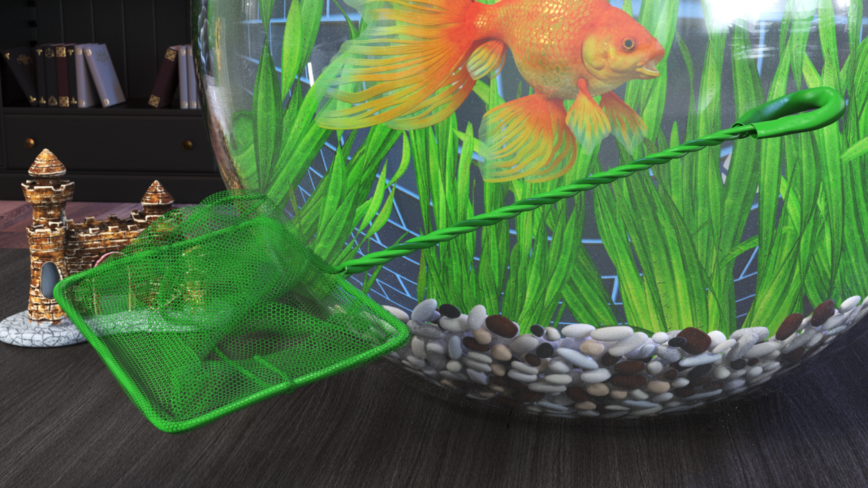 Aquarium Fish Net 3D