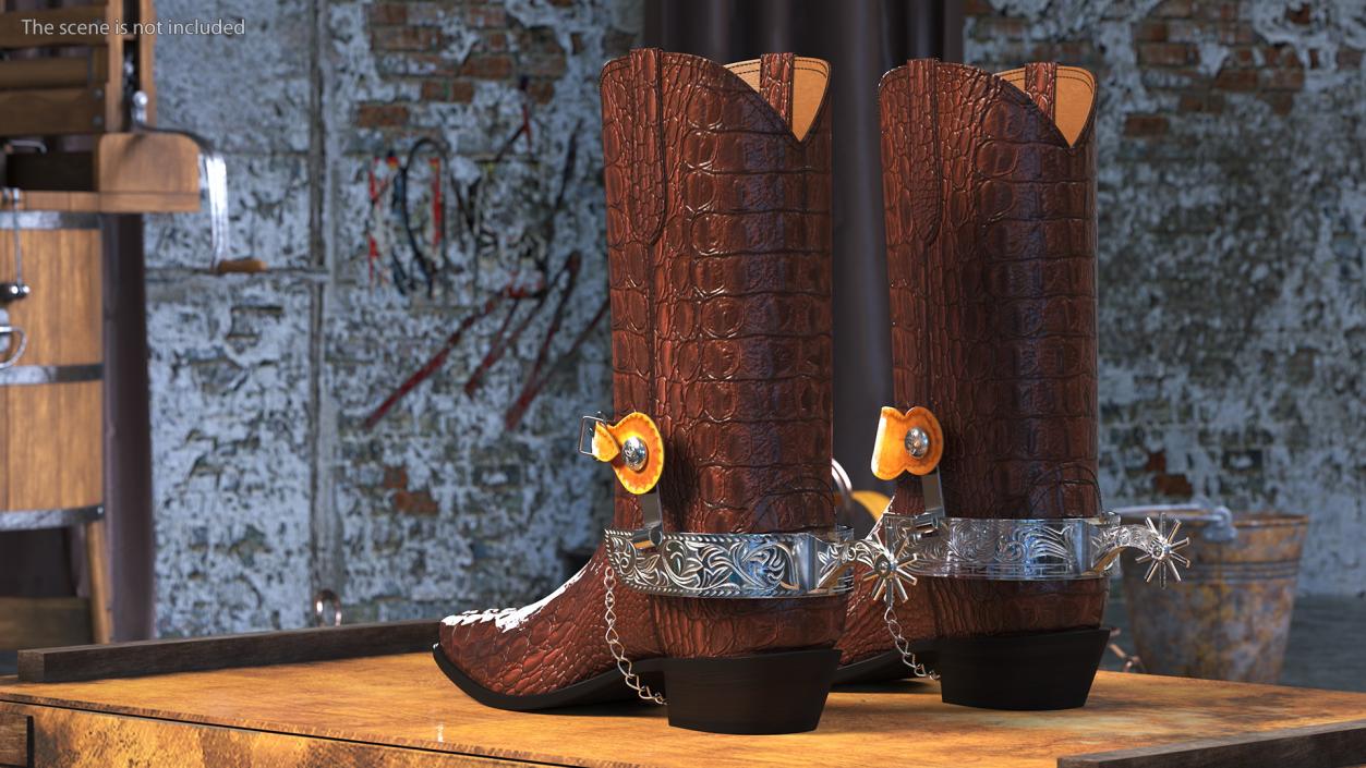 3D Western Ranch Accessories Collection 3 model