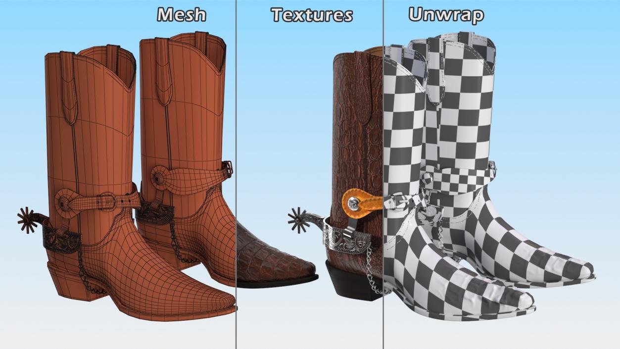 3D Western Ranch Accessories Collection 3 model