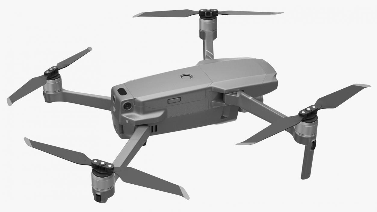 DJI Mavic 2 Zoom Quadcopter Rigged 3D model