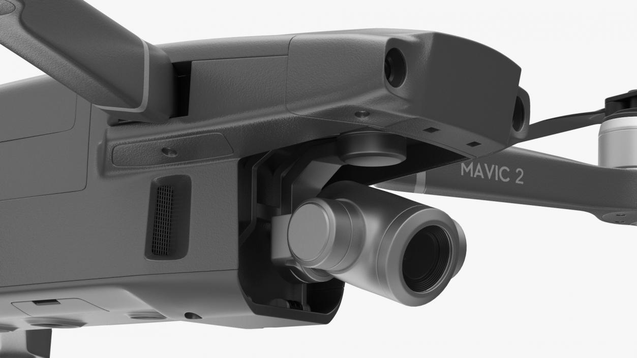 DJI Mavic 2 Zoom Quadcopter Rigged 3D model