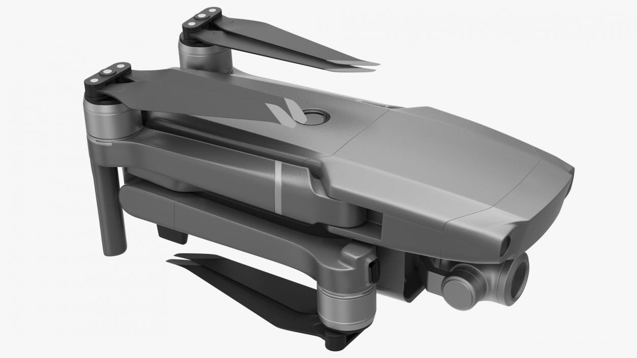 DJI Mavic 2 Zoom Quadcopter Rigged 3D model