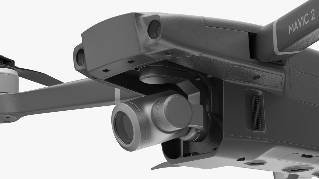 DJI Mavic 2 Zoom Quadcopter Rigged 3D model