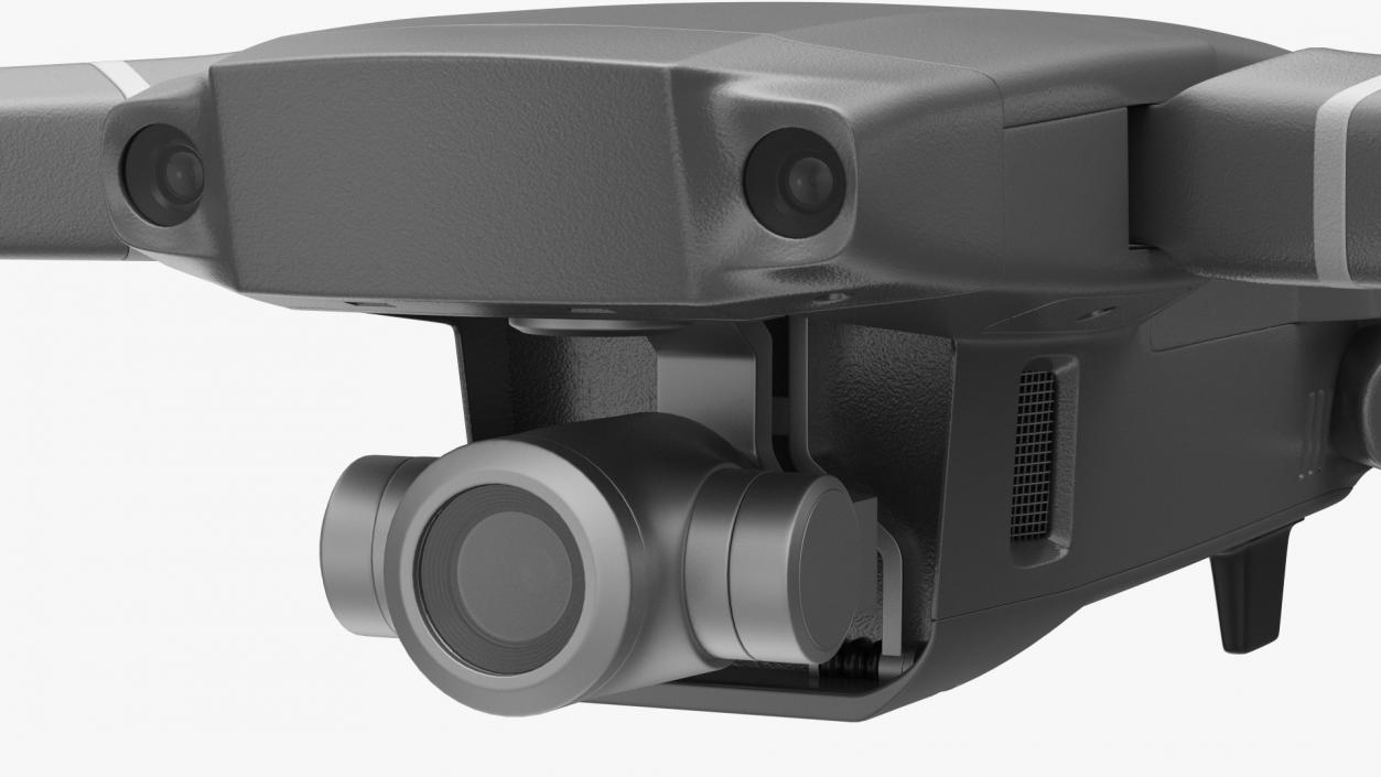 DJI Mavic 2 Zoom Quadcopter Rigged 3D model