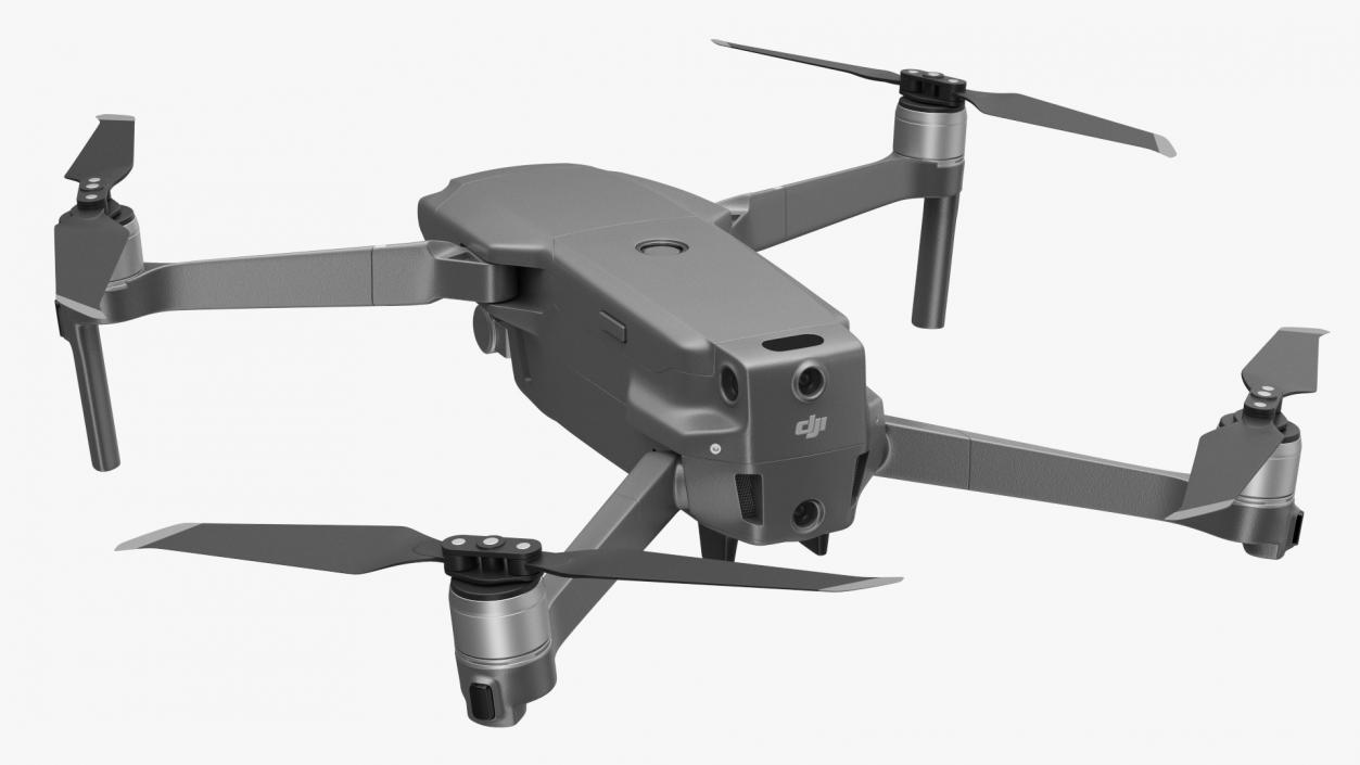 DJI Mavic 2 Zoom Quadcopter Rigged 3D model