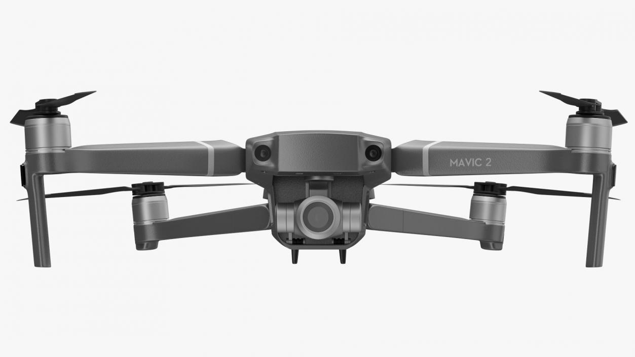 DJI Mavic 2 Zoom Quadcopter Rigged 3D model